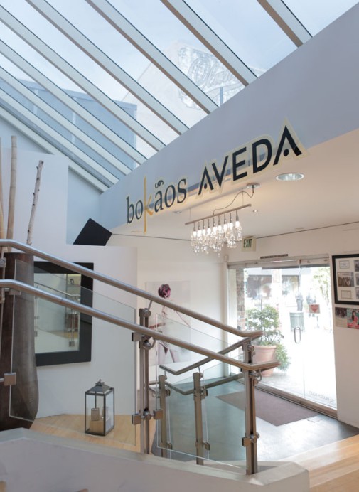 Bokaos Aveda Pasadena entrance