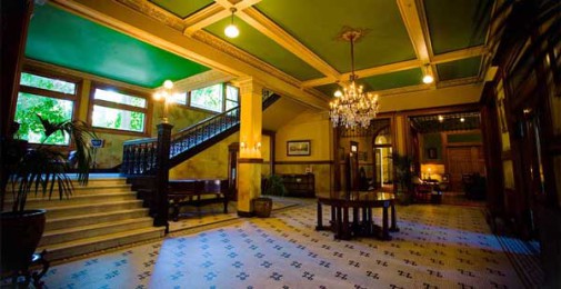 Castle Green historic interior lobby