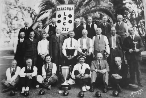 Pasadena Lawn Bowlers Club photo 1921