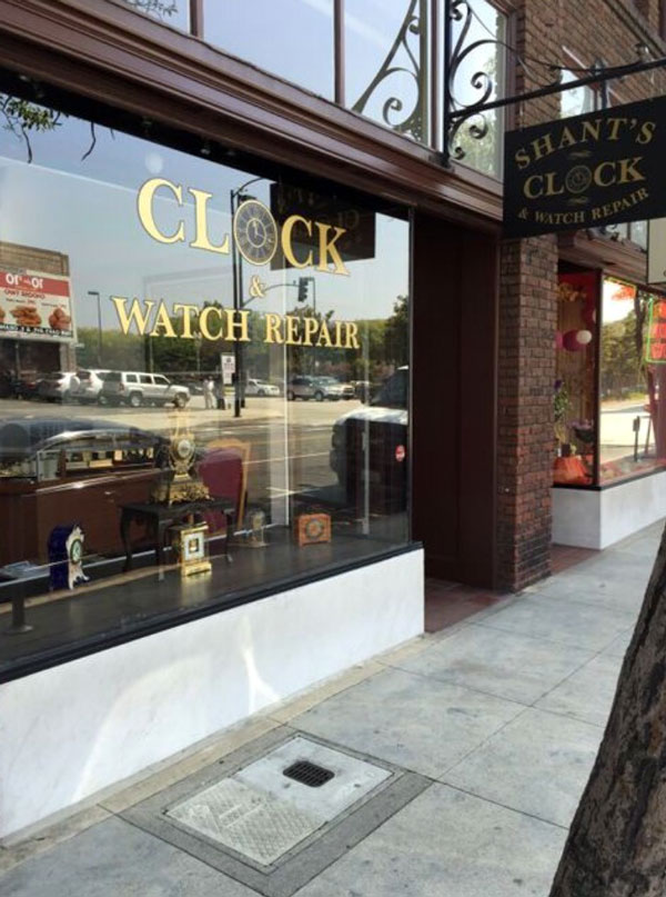 Shant’s Clock and Watch Repair » Old Pasadena