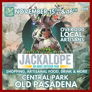 Jackalope Indie Artisan Fair NOV15&16 Central Park, Saturday, November 15, 2025 12:00 am