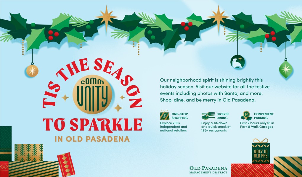   Tis the Season to Sparkle in Old Pasadena