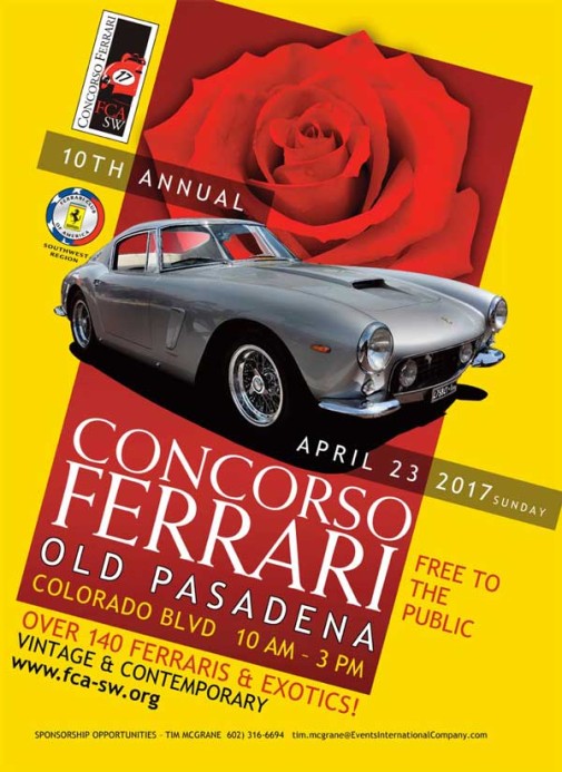 2017 Ferrari Concorso poster
