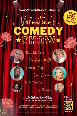 Valentine&#039;s Comedy Show Poster